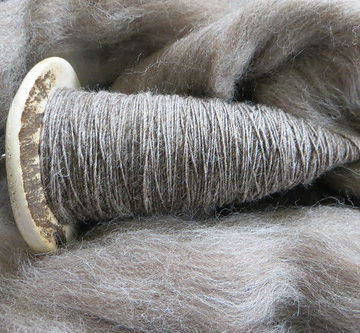 Dropspindle made from antler