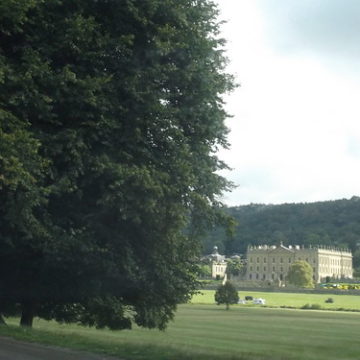 Chatsworth House - the drive to the house
