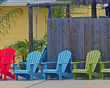 Colorful Chairs, Tarpon Springs