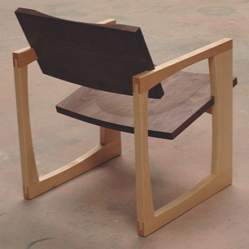 Cupertino chair -a rear view