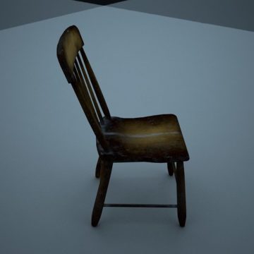 Furniture Chair Wooden 04