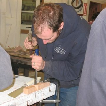 Week 2 - Basic Boatbuilding - a lesson in cutting carlin joints