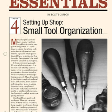 Small Tool Organization