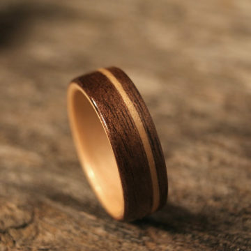 Walnut and Maple Ring