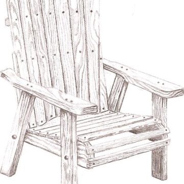 Wooden Chair Sketch