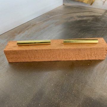 Pen blank and barrel pieces
