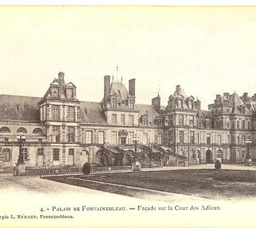 Palais de Fontainebleau (Seine-et-Marne) - Cour des Adieux
