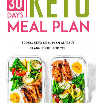 The 30 days keto meal plan