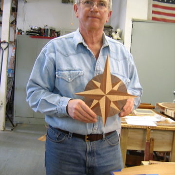 Student taking Marquetry Class