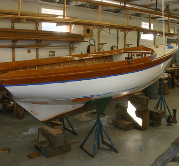 Port Hadlock WA - Boat School - Large Craft - The Haven 12 1/2 is nearing completion